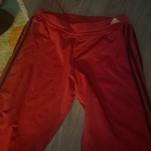 size large adidas capris